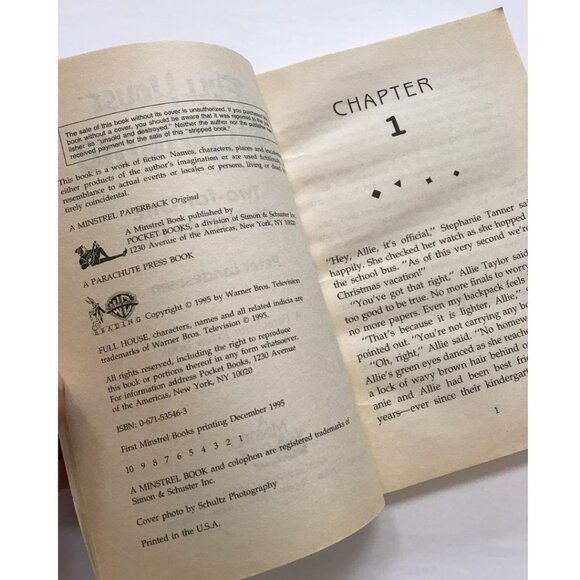 Full House Stephanie Two for One Christmas Fun 1990s Kids Chapter Book - Picture 2 of 3